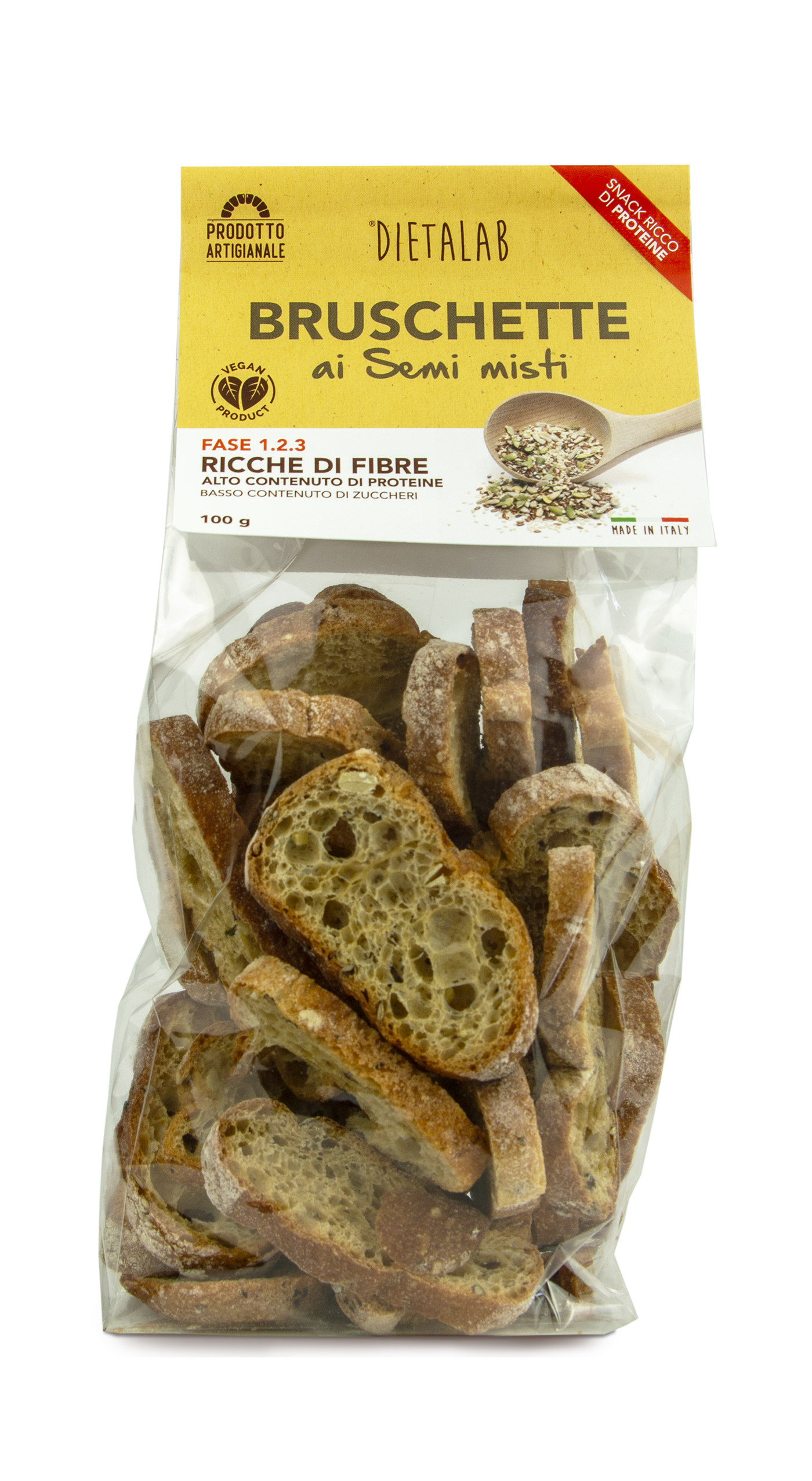 Bruschette ai semi misti