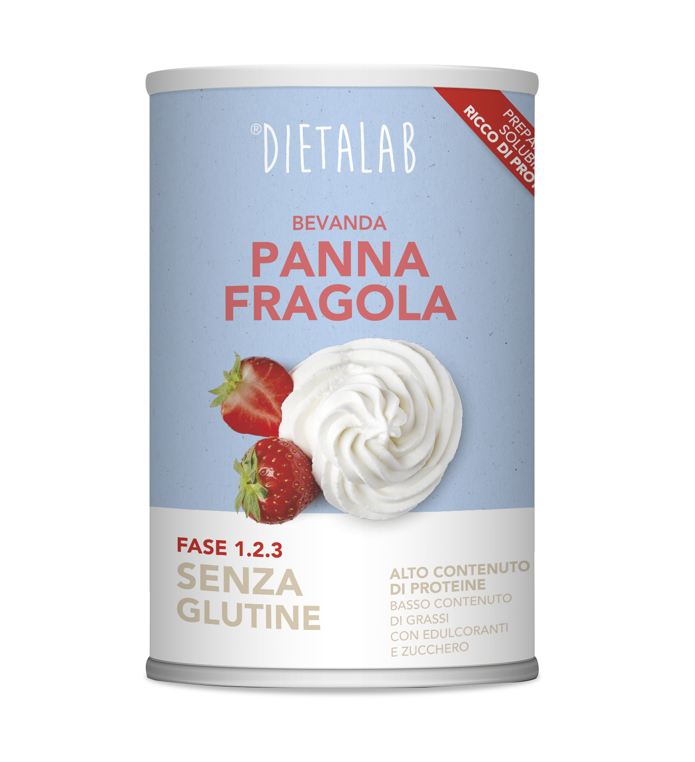 Bevanda al gusto di Panna Fragola