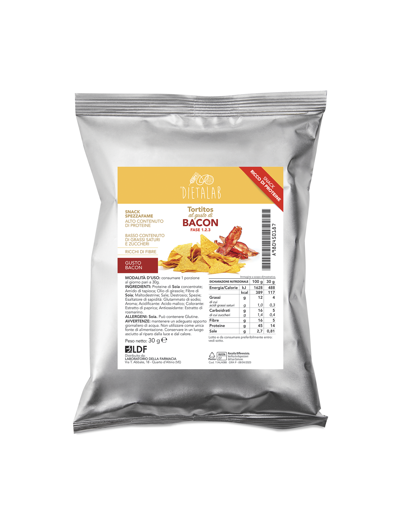 TORTITOS AL GUSTO DI BACON