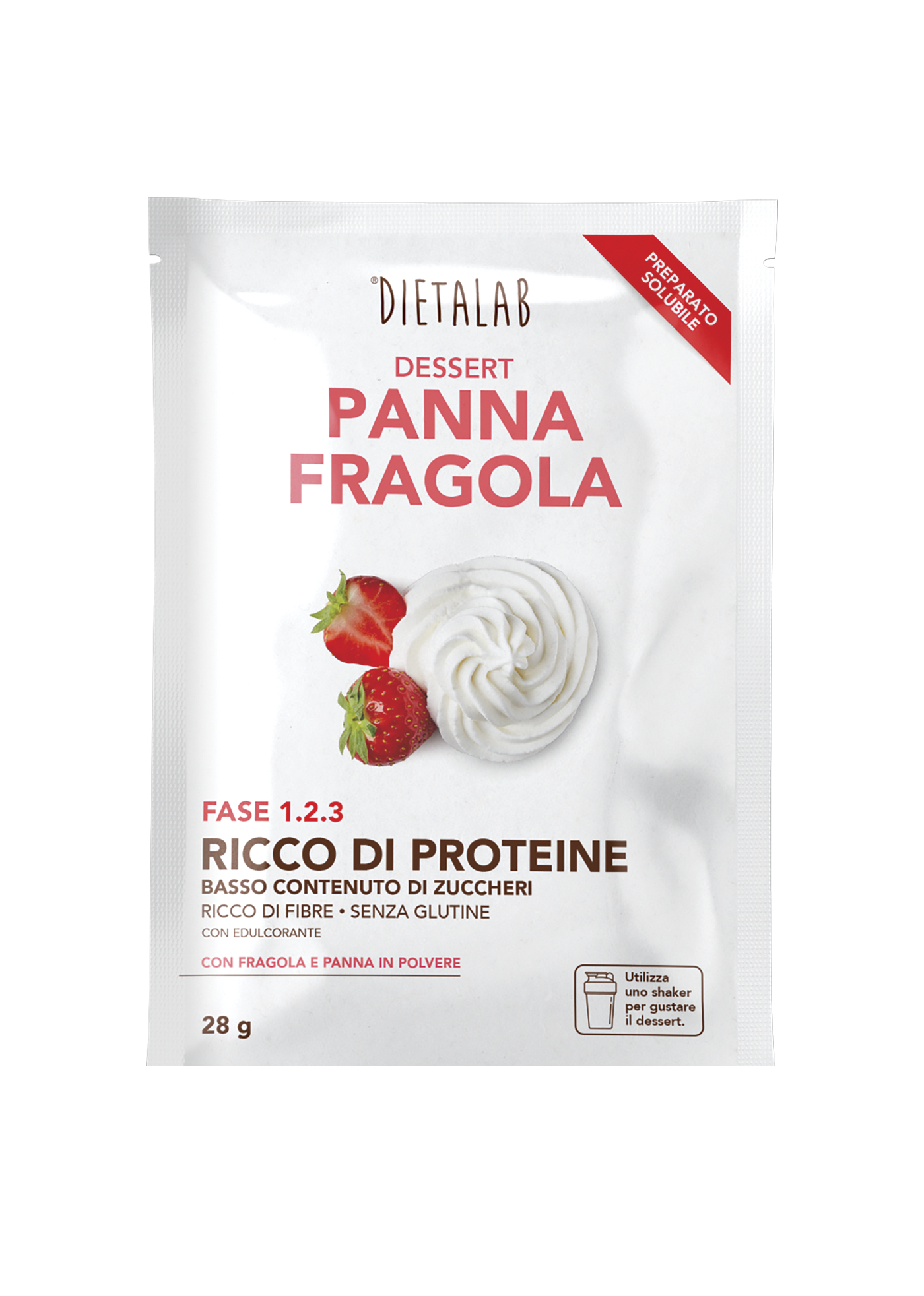 Dessert Panna e Fragola