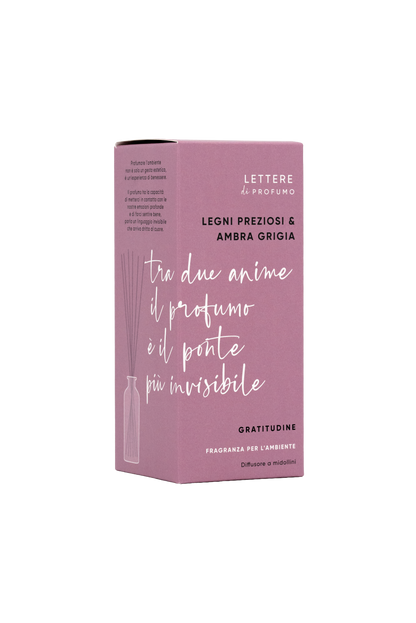 LETTERE DI PROFUMO LEGNI PREZIOSI & AMBRA GRIGIA