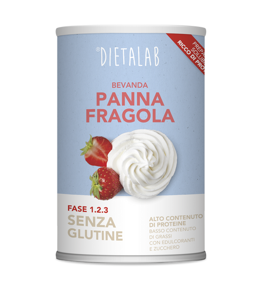 Bevanda al gusto di Panna Fragola