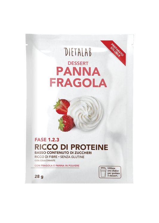 Dessert Panna e Fragola